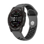 22mm Sports Breathable Silicone Watch Band, For Garmin MARQ Athlete Gen 2, For Garmin Instinct Crossover, For Garmin Instinct Crossover Solar, For Garmin Fenix 7