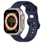Reverse Buckle Dot Texture Silicone Watch Band, For Apple Watch SE 2022 44mm, For Apple Watch 7 41mm, For Apple Watch 7 45mm, For Apple Watch SE 40mm