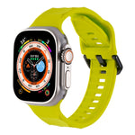 Ripple Silicone Sports Watch Band, For Apple Watch 7 45mm, For Apple Watch SE 44mm, For Apple Watch 6 44mm