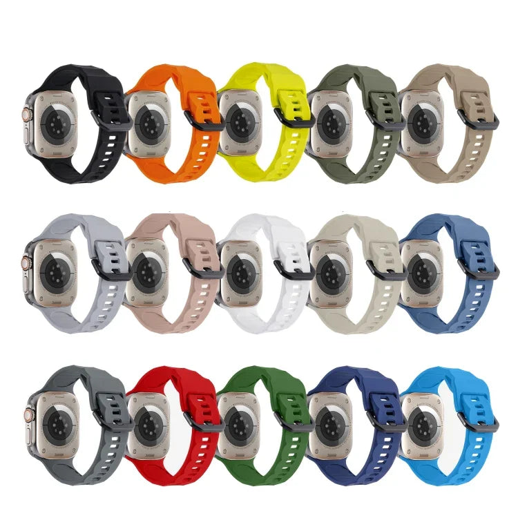Ripple Silicone Sports Watch Band, For Apple Watch 2 42mm, For Apple Watch 42mm