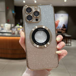 Gradient Glitter Electroplating MagSafe TPU Phone Case, For iPhone 14, For iPhone 14 Pro, For iPhone 14 Pro Max, For iPhone 13 Pro Max, For iPhone 13 Pro, For iPhone 13