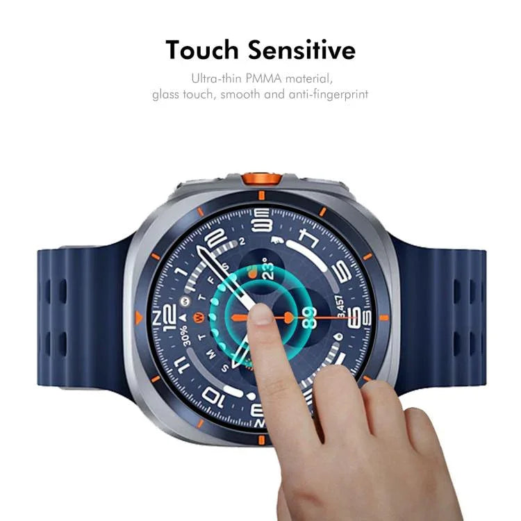 10pcs ENKAY 3D Full Coverage Soft PC Edge PMMA HD Screen Film, For Samsung Galaxy Watch Ultra 47mm / Ultra 2025, For Samsung Galaxy Watch8 Classic 46mm, For Samsung Galaxy Watch8 44mm, For Samsung Galaxy Watch8 40mm                                     ...