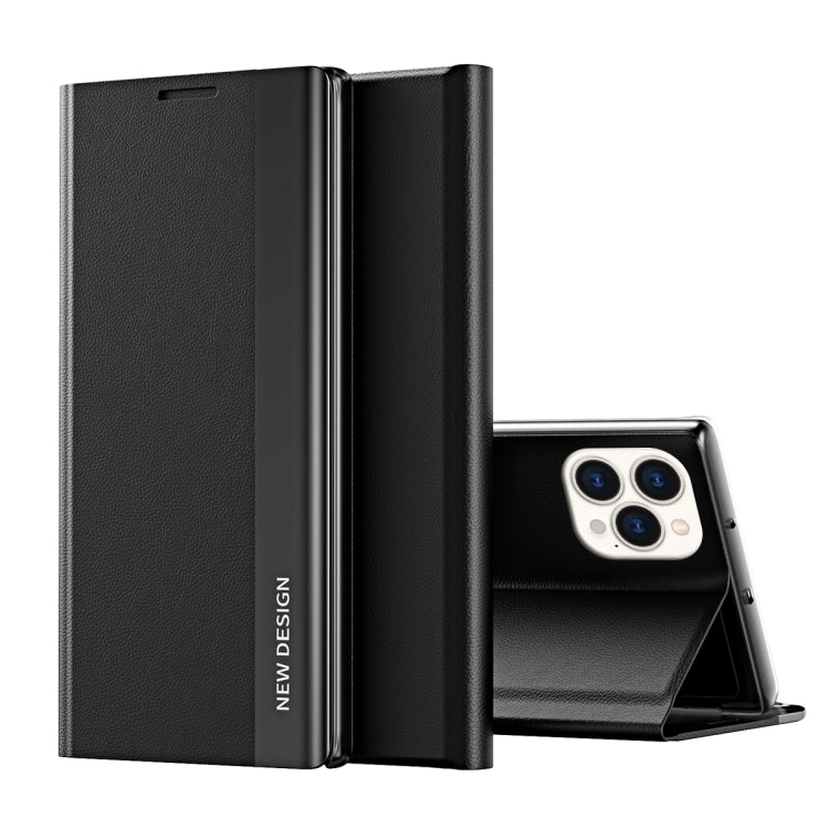 Side Electroplated Adsorption Leather Phone Case, For iPhone 17e / 16e, For iPhone 17 Pro Max, For iPhone 17 Pro, For iPhone 17, For iPhone Air, For iPhone 16 Pro Max