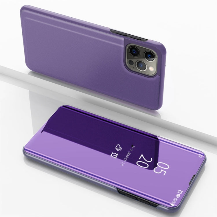Plated Mirror Horizontal Flip Leather Phone Case with Holder, For iPhone 17e / 16e, For iPhone 17 Pro Max, For iPhone 17 Pro, For iPhone 17, For iPhone Air, For iPhone 16 Pro Max