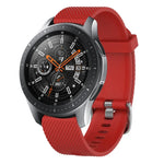 20mm Diamond Textured Silicone Watch Band, For Samsung  Galaxy Watch 4 Classic 42mm, For Samsung Galaxy Watch Active 2 44mm, For Samsung Galaxy Watch Active 2 40mm, For Samsung Galaxy Watch 42mm