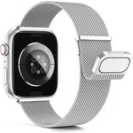 Milan Double Magnetic Steel Mesh Watch Band, For Apple Watch 5 40mm, For Apple Watch 4 44mm, For Apple Watch 4 40mm, For Apple Watch 3 38mm, For Apple Watch 3 42mm, For Apple Watch 2 42mm