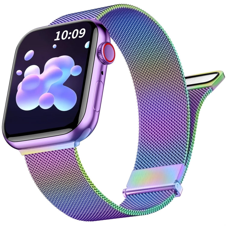 Milan Double Magnetic Steel Mesh Watch Band, For Apple Watch 5 40mm, For Apple Watch 4 44mm, For Apple Watch 4 40mm, For Apple Watch 3 38mm, For Apple Watch 3 42mm, For Apple Watch 2 42mm