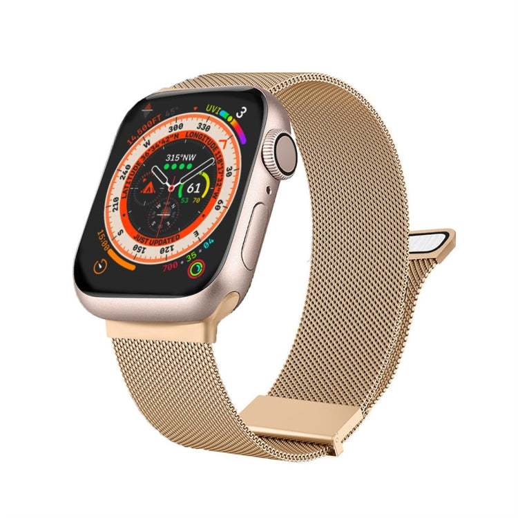 Milan Double Magnetic Steel Mesh Watch Band, For Apple Watch 5 40mm, For Apple Watch 4 44mm, For Apple Watch 4 40mm, For Apple Watch 3 38mm, For Apple Watch 3 42mm, For Apple Watch 2 42mm
