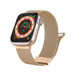Milan Double Magnetic Steel Mesh Watch Band, For Apple Watch 5 40mm, For Apple Watch 4 44mm, For Apple Watch 4 40mm, For Apple Watch 3 38mm, For Apple Watch 3 42mm, For Apple Watch 2 42mm