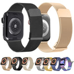 Milan Double Magnetic Steel Mesh Watch Band, For Apple Watch 5 40mm, For Apple Watch 4 44mm, For Apple Watch 4 40mm, For Apple Watch 3 38mm, For Apple Watch 3 42mm, For Apple Watch 2 42mm