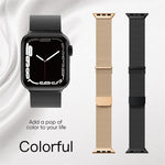 Milan Double Magnetic Steel Mesh Watch Band, For Apple Watch 5 40mm, For Apple Watch 4 44mm, For Apple Watch 4 40mm, For Apple Watch 3 38mm, For Apple Watch 3 42mm, For Apple Watch 2 42mm