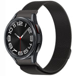 Button Style Milan Magnetic Metal Watch Band, For Samsung Galaxy Watch 6 Classic, For Samsung Galaxy Watch5 / 5 Pro, For Samsung Galaxy Watch4 / 4 Classic 46mm, For Samsung Galaxy Watch3 41mm
