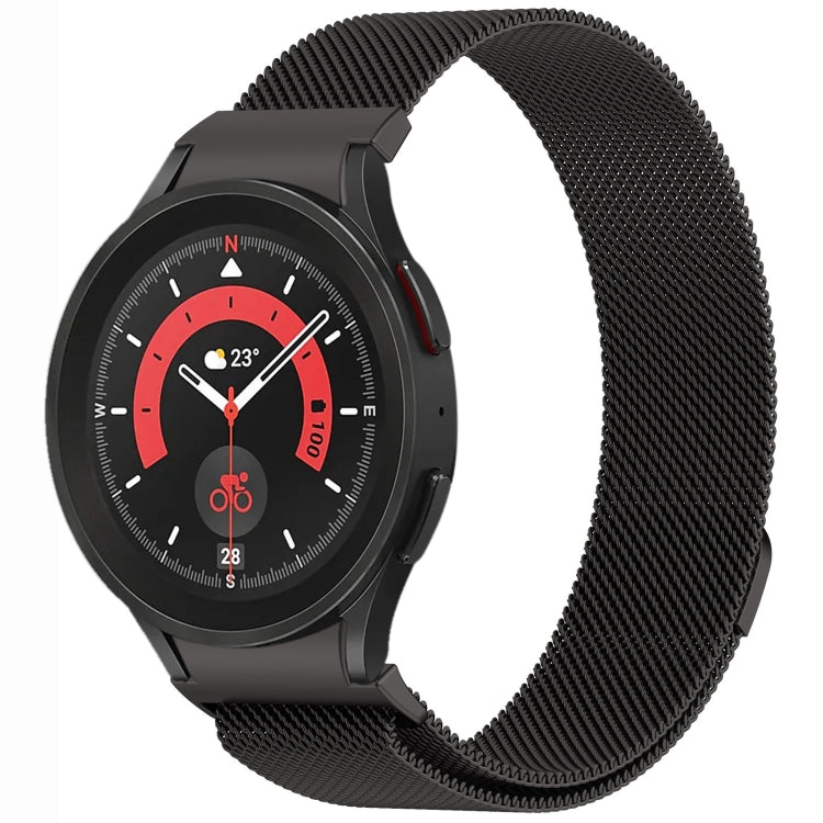 Button Style Milan Magnetic Metal Watch Band, For Samsung Galaxy Watch 6 Classic, For Samsung Galaxy Watch5 / 5 Pro, For Samsung Galaxy Watch4 / 4 Classic 46mm, For Samsung Galaxy Watch3 41mm