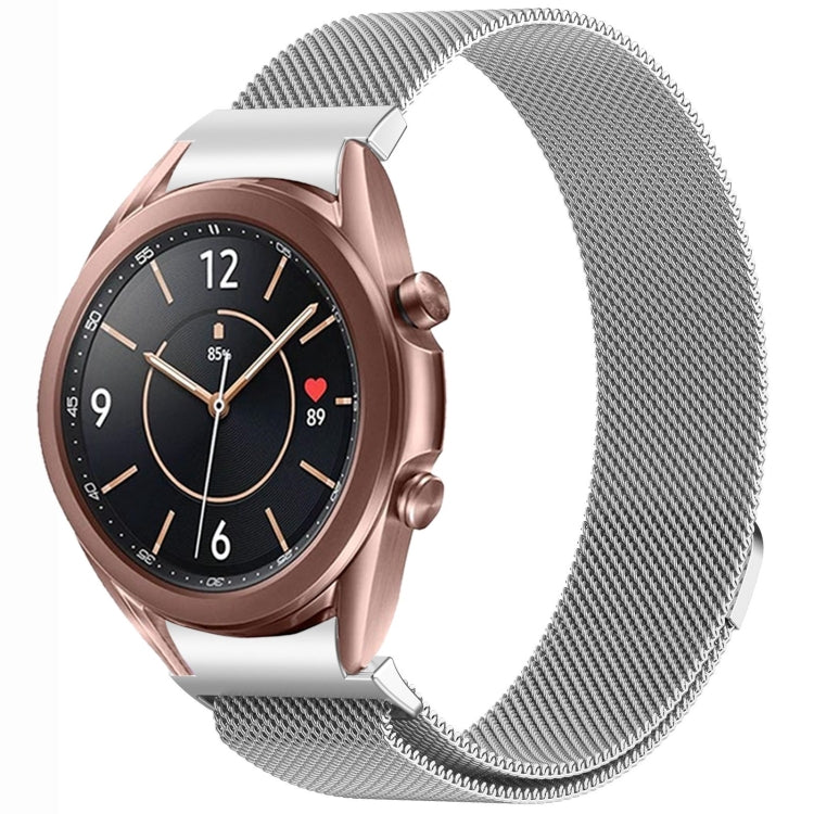 Button Style Milan Magnetic Metal Watch Band, For Samsung Galaxy Watch 6 Classic, For Samsung Galaxy Watch5 / 5 Pro, For Samsung Galaxy Watch4 / 4 Classic 46mm, For Samsung Galaxy Watch3 41mm