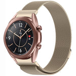 Button Style Milan Magnetic Metal Watch Band, For Samsung Galaxy Watch 6 Classic, For Samsung Galaxy Watch5 / 5 Pro, For Samsung Galaxy Watch4 / 4 Classic 46mm, For Samsung Galaxy Watch3 41mm