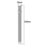 Button Style Milan Magnetic Metal Watch Band, For Samsung Galaxy Watch 6 Classic, For Samsung Galaxy Watch5 / 5 Pro, For Samsung Galaxy Watch4 / 4 Classic 46mm, For Samsung Galaxy Watch3 41mm