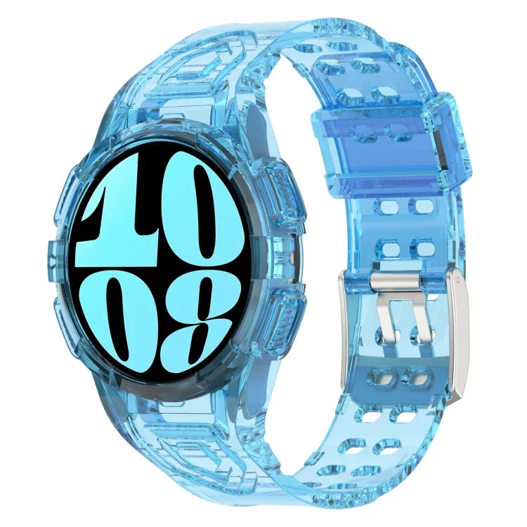 TPU Integrated Silicone Watch Band, For Samsung Galaxy Watch6 44mm, For Samsung Galaxy Watch6 40mm