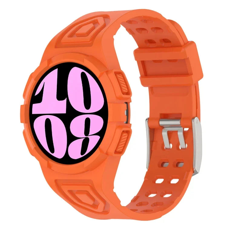 TPU Integrated Silicone Watch Band, For Samsung Galaxy Watch6 44mm, For Samsung Galaxy Watch6 40mm