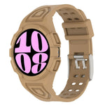 TPU Integrated Silicone Watch Band, For Samsung Galaxy Watch6 44mm, For Samsung Galaxy Watch6 40mm