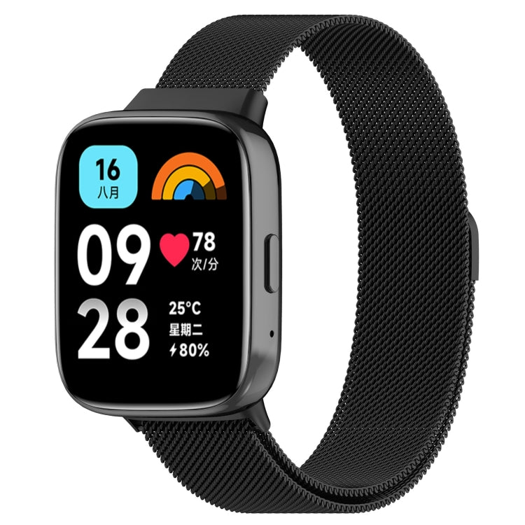 Milan Magnetic Steel Mesh Watch Band, For Redmi Watch 3 Active, For Redmi Watch 3 Lite