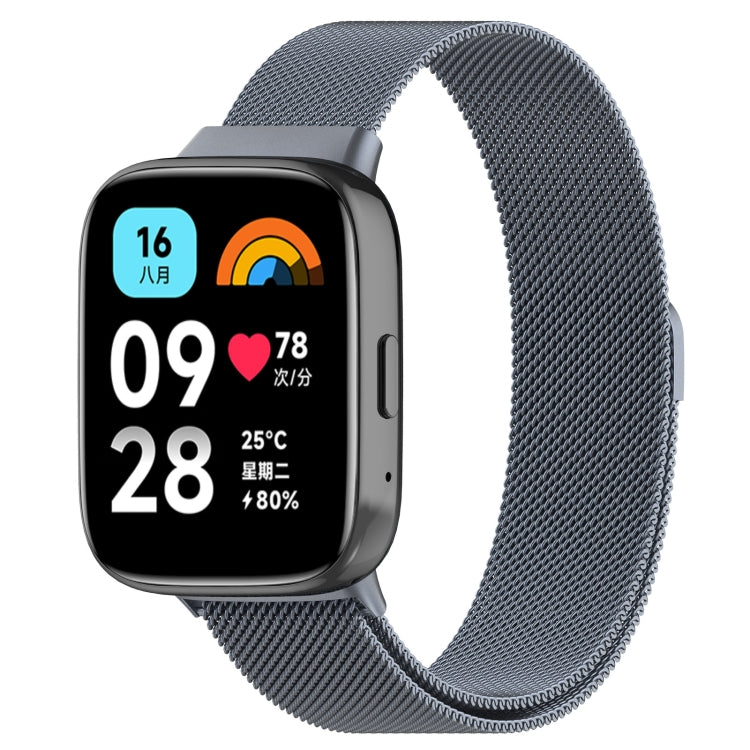 Milan Magnetic Steel Mesh Watch Band, For Redmi Watch 3 Active, For Redmi Watch 3 Lite