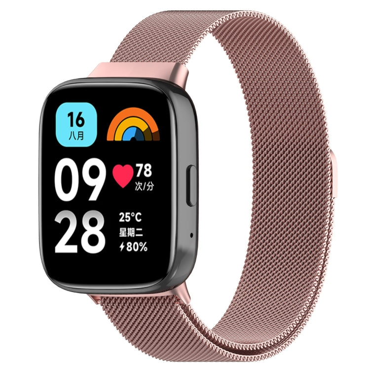 Milan Magnetic Steel Mesh Watch Band, For Redmi Watch 3 Active, For Redmi Watch 3 Lite
