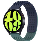 20mm Holes Breathable 3D Dots Silicone Watch Band, For Samsung Galaxy Watch 6 Classic 47mm, For Samsung Galaxy Watch 6 44mm, For Samsung Galaxy Watch 6 40mm