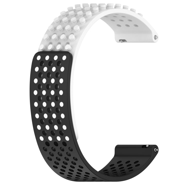 20mm Holes Breathable 3D Dots Silicone Watch Band, For Samsung Galaxy Watch 6 Classic 43mm, For Samsung Galaxy watch 5 Pro Golf Edition, For Samsung Galaxy watch 5 Golf Edition