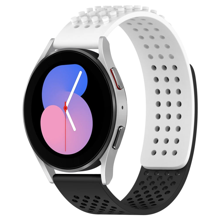 20mm Holes Breathable 3D Dots Silicone Watch Band, For Samsung Galaxy Watch 5  44mm, For Samsung Galaxy Watch 5 Pro  45mm, For Samsung Galaxy Watch 5  40mm