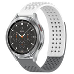 20mm Holes Breathable 3D Dots Silicone Watch Band, For Samsung Galaxy Watch 4 44mm, For Samsung Galaxy Watch 4 40mm, For Samsung  Galaxy Watch 4 Classic 46mm