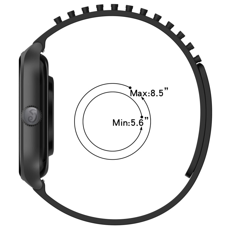20mm Holes Breathable 3D Dots Silicone Watch Band, For Samsung Galaxy Watch 6 Classic 47mm, For Samsung Galaxy Watch 6 44mm, For Samsung Galaxy Watch 6 40mm