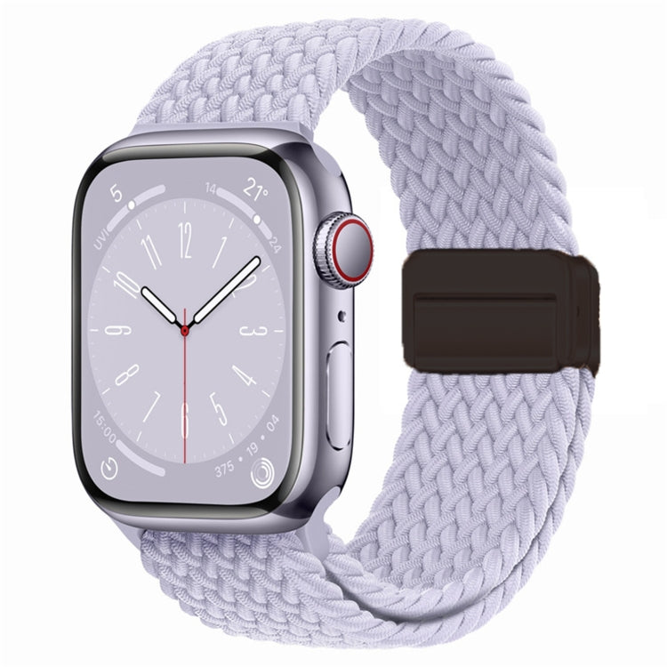 Nylon Woven Magnetic Fold Buckle Watch Band, For Apple Watch Series 9 41mm, For Apple Watch Ultra 49mm