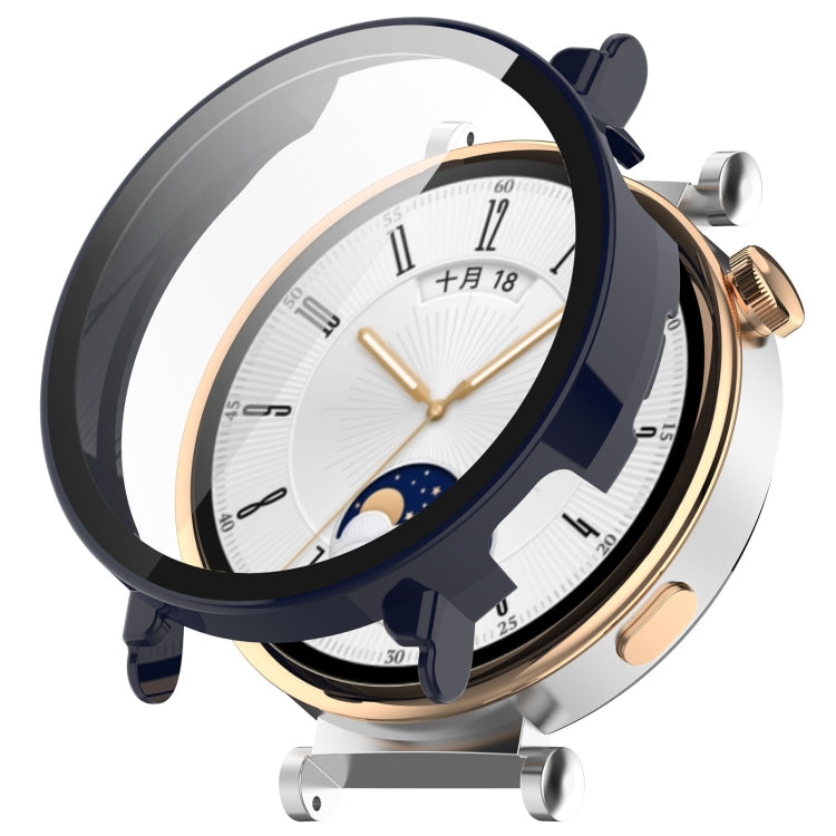 PC+Tempered Glass Integrated Smart Watch Case, For Huawei Watch GT4 46mm, For Huawei Watch GT4 41mm, For Honor Watch 4 Pro