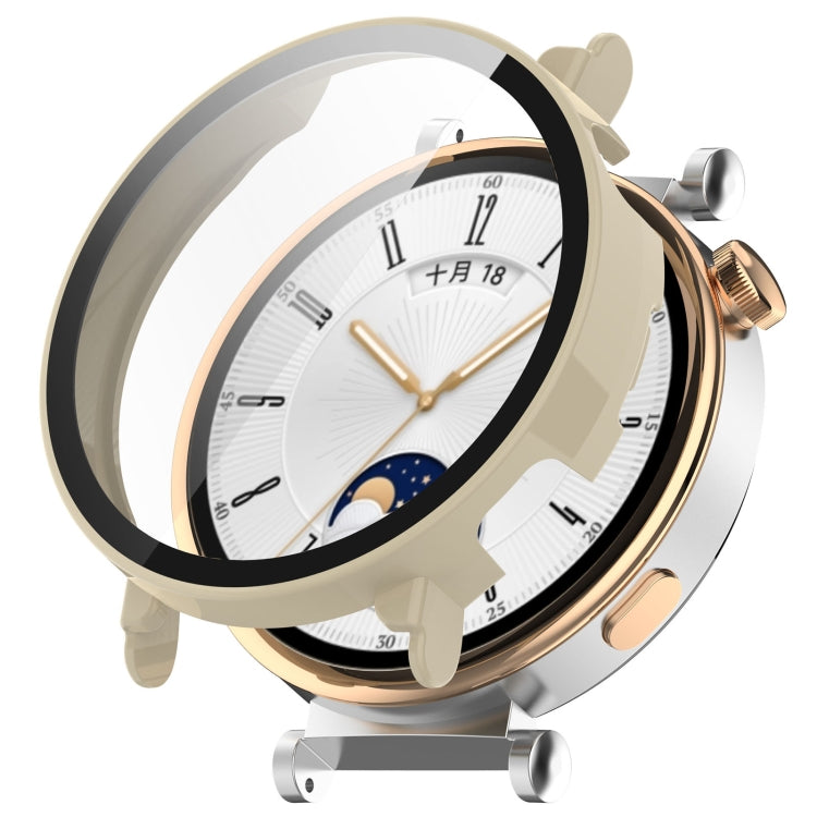 PC+Tempered Glass Integrated Smart Watch Case, For Huawei Watch GT4 46mm, For Huawei Watch GT4 41mm, For Honor Watch 4 Pro