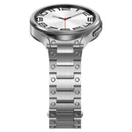Dual Circle Curved Connection Stainless Steel Watch Band, For Samsung Galaxy Watch6 Classic 43 / 47mm, For Samsung Galaxy Watch 6 40 / 44mm, For Samsung Galaxy Watch 5 40 / 44mm, For Samsung Galaxy Watch 5 Pro, For Samsung Galaxy Watch 4 40 / 44mm     ...