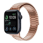Bamboo Magnetic Stainless Steel Metal Watch Strap, For Apple Watch Series 8 41mm, For Apple Watch Series 8 45mm, For Apple Watch SE 2022 40mm, For Apple Watch SE 2022 44mm, For Apple Watch Series 7 41mm, For Apple Watch Series 7 45mm