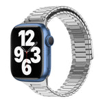 Bamboo Magnetic Stainless Steel Metal Watch Strap, For Apple Watch Series 8 41mm, For Apple Watch Series 8 45mm, For Apple Watch SE 2022 40mm, For Apple Watch SE 2022 44mm, For Apple Watch Series 7 41mm, For Apple Watch Series 7 45mm