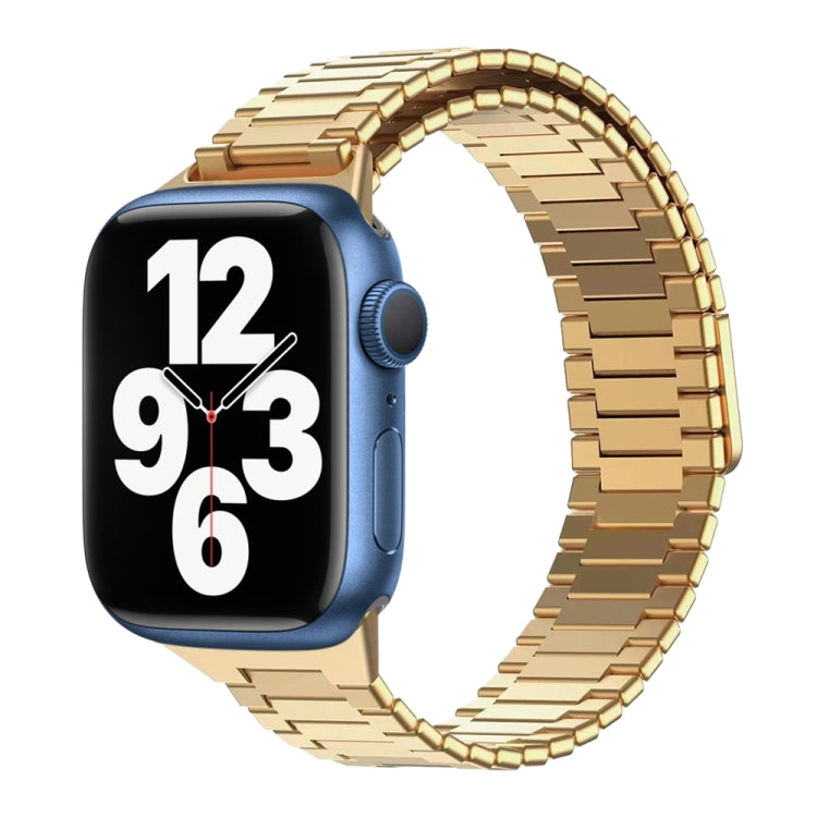 Bamboo Magnetic Stainless Steel Metal Watch Strap, For Apple Watch Series 8 41mm, For Apple Watch Series 8 45mm, For Apple Watch SE 2022 40mm, For Apple Watch SE 2022 44mm, For Apple Watch Series 7 41mm, For Apple Watch Series 7 45mm