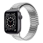 Bamboo Magnetic Stainless Steel Metal Watch Strap, For Apple Watch Series 6 40mm, For Apple Watch Series 6 44mm, For Apple Watch Series 5 44mm, For Apple Watch Series 5 40mm, For Apple Watch Series 4 44mm, For Apple Watch Series 4 40mm