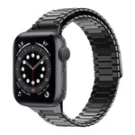 Bamboo Magnetic Stainless Steel Metal Watch Strap, For Apple Watch Series 6 40mm, For Apple Watch Series 6 44mm, For Apple Watch Series 5 44mm, For Apple Watch Series 5 40mm, For Apple Watch Series 4 44mm, For Apple Watch Series 4 40mm