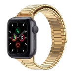 Bamboo Magnetic Stainless Steel Metal Watch Strap, For Apple Watch Series 6 40mm, For Apple Watch Series 6 44mm, For Apple Watch Series 5 44mm, For Apple Watch Series 5 40mm, For Apple Watch Series 4 44mm, For Apple Watch Series 4 40mm