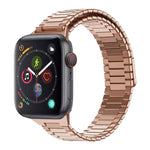 Bamboo Magnetic Stainless Steel Metal Watch Strap, For Apple Watch Series 6 40mm, For Apple Watch Series 6 44mm, For Apple Watch Series 5 44mm, For Apple Watch Series 5 40mm, For Apple Watch Series 4 44mm, For Apple Watch Series 4 40mm