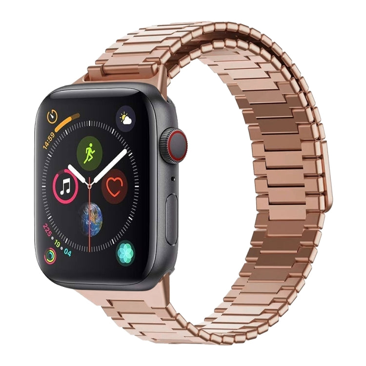 Bamboo Magnetic Stainless Steel Metal Watch Strap, For Apple Watch Series 6 40mm, For Apple Watch Series 6 44mm, For Apple Watch Series 5 44mm, For Apple Watch Series 5 40mm, For Apple Watch Series 4 44mm, For Apple Watch Series 4 40mm