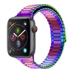Bamboo Magnetic Stainless Steel Metal Watch Strap, For Apple Watch Series 6 40mm, For Apple Watch Series 6 44mm, For Apple Watch Series 5 44mm, For Apple Watch Series 5 40mm, For Apple Watch Series 4 44mm, For Apple Watch Series 4 40mm