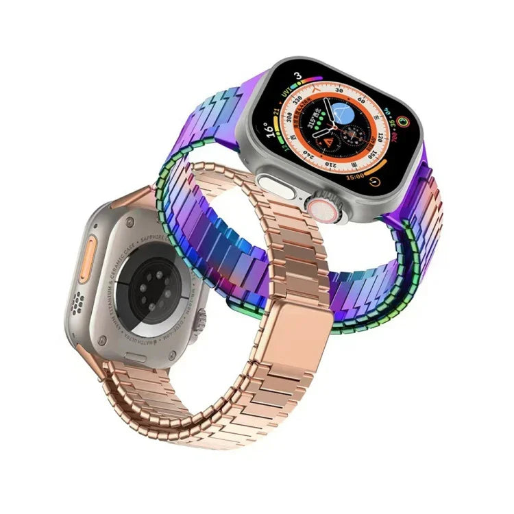 Bamboo Magnetic Stainless Steel Metal Watch Strap, For Apple Watch Series 3 38mm, For Apple Watch Series 3 42mm