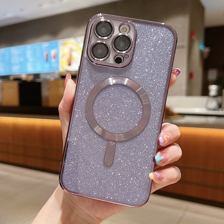 Glitter Electroplating MagSafe TPU Phone Case, For iPhone 13 Pro Max, For iPhone 13 Pro, For iPhone 13, For iPhone 12, For iPhone 12 Pro Max, For iPhone 12 Pro