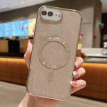Glitter Electroplating MagSafe TPU Phone Case, For iPhone 7 Plus / 8 Plus