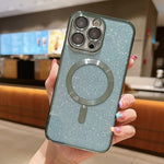 Glitter Electroplating MagSafe TPU Phone Case, For iPhone 17e / 16e, For iPhone 17 Pro Max, For iPhone 17 Pro, For iPhone 17, For iPhone Air, For iPhone 16 Pro Max