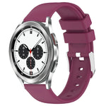 20mm Smooth Solid Color Silicone Watch Band, For Samsung  Galaxy Watch 4 Classic 42mm, For Samsung Galaxy Watch Active 2 44mm, For Samsung Galaxy Watch Active 2 40mm, For Samsung Galaxy Watch 42mm