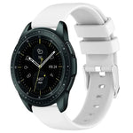 20mm Smooth Solid Color Silicone Watch Band, For Samsung  Galaxy Watch 4 Classic 42mm, For Samsung Galaxy Watch Active 2 44mm, For Samsung Galaxy Watch Active 2 40mm, For Samsung Galaxy Watch 42mm